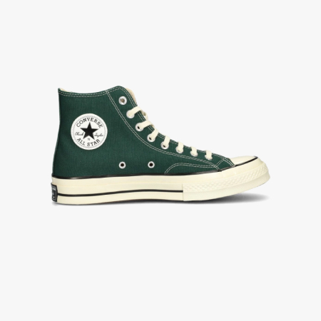 Bilekli Kanvas Sneaker — Koyu Yeşil